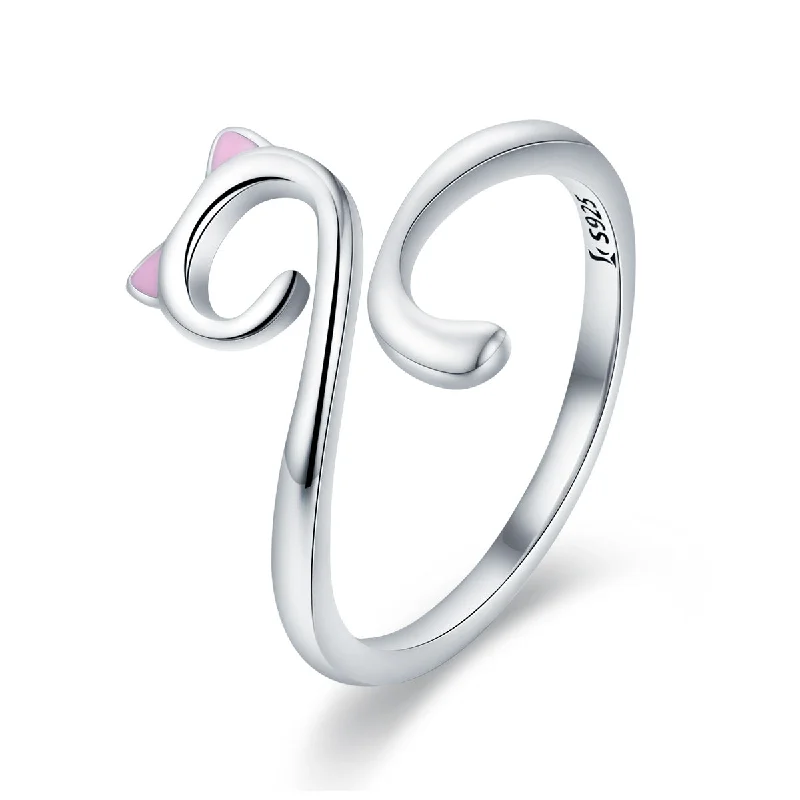 Cat Love-925 Silver Ring